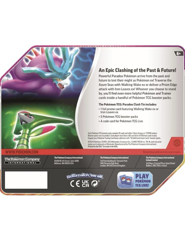 Paradox Destinies Pokemon Tin TCG (ENG) - Image 6