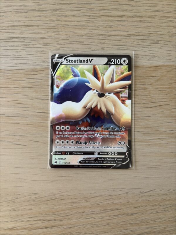 Stoutland V Crown Zenith (ESP) 116/159 Pokemon TCG