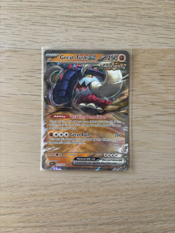 Great Tusk EX Paldean Fates (ENG) 053/091 Pokemon TCG