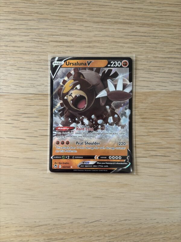 Ursaluna V Silver Tempest (ENG) 102/195 Pokemon TCG