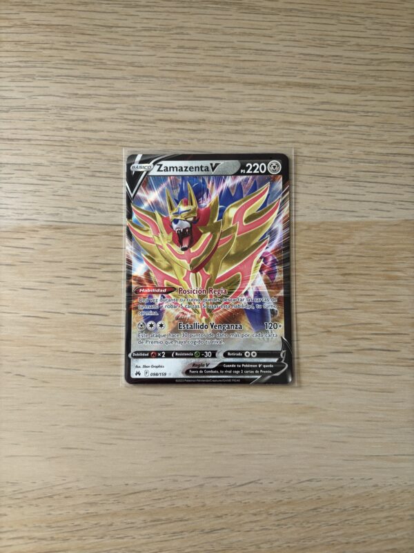 Zamazenta V Crown Zenith (ESP) 098/159 Pokemon TCG